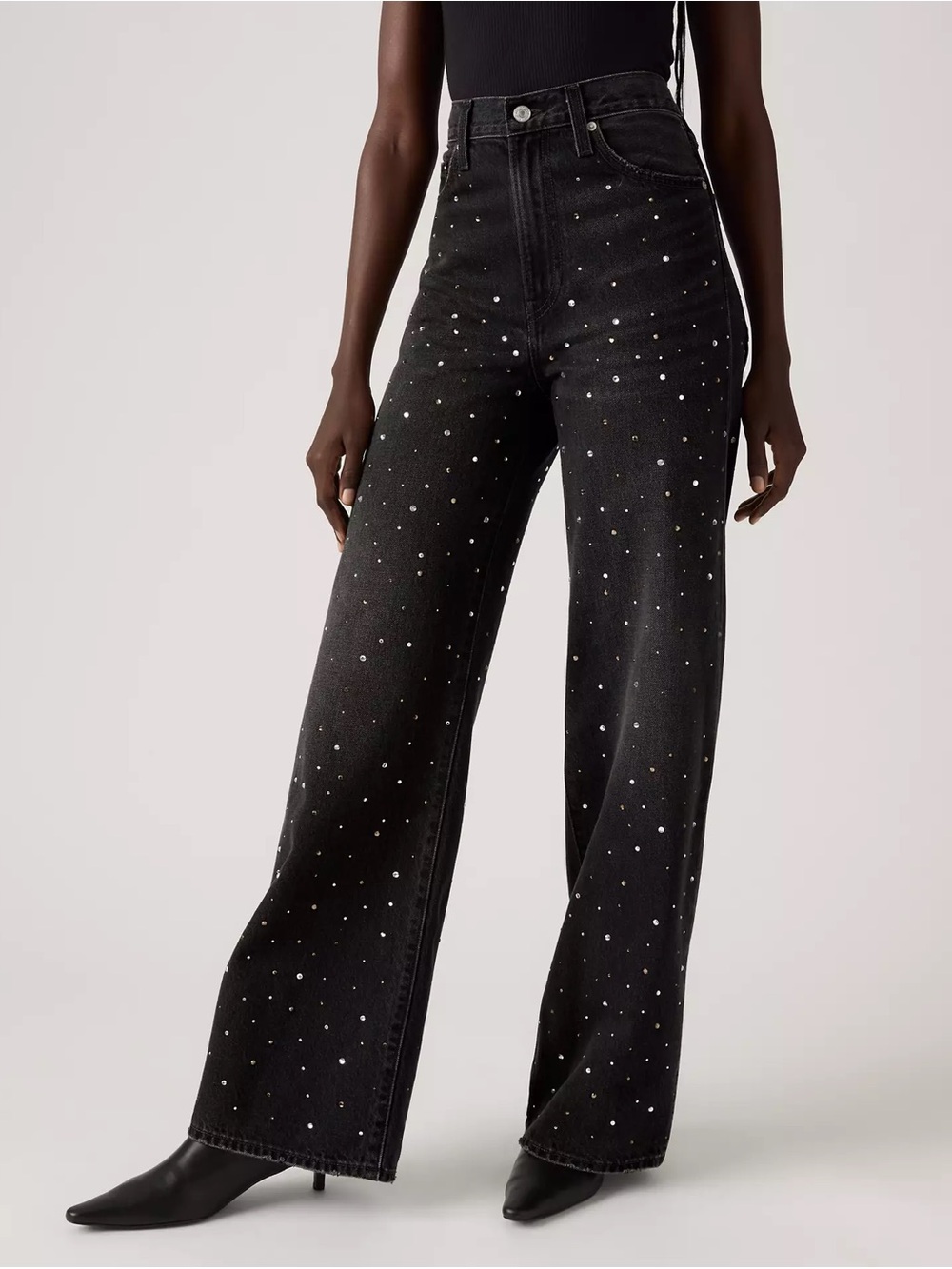 Levi's ribcage wide leg jeans